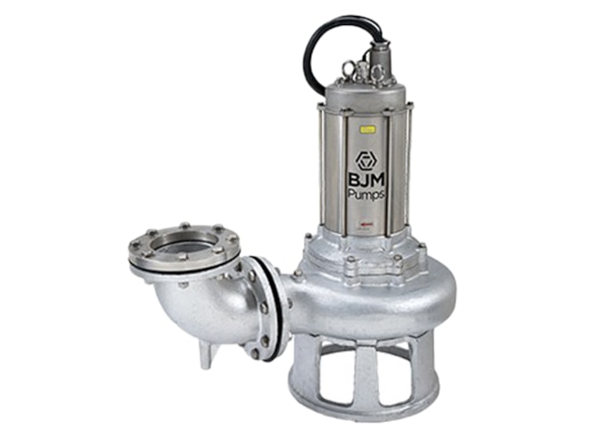 BJM Pumps SKX Series Corrosion Resistant Solids Non Clog Shredder Pump