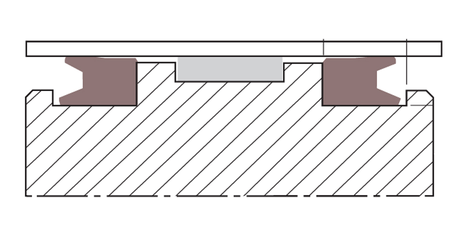 Chesterton 23K Pneumatic U-Cup Rod and Piston Seal