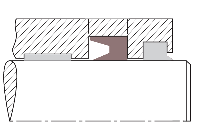 Chesterton 23K Pneumatic U-Cup Rod and Piston Seal