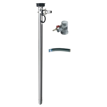 Flux Pumps F424PVDF Polyvinylidene Fluoride 39-inch Pump Tube with F416-2 Electric Motor and Hose