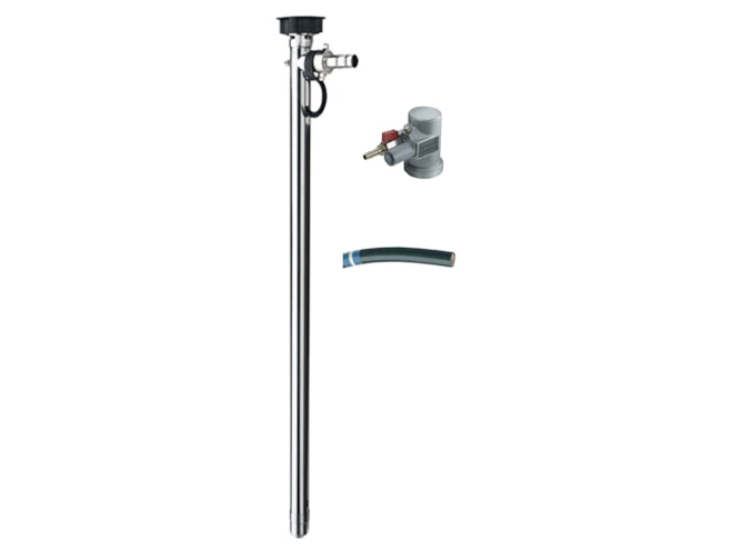 Flux Pumps F424PVDF Polyvinylidene Fluoride 39-inch Pump Tube with F416-2 Electric Motor and Hose