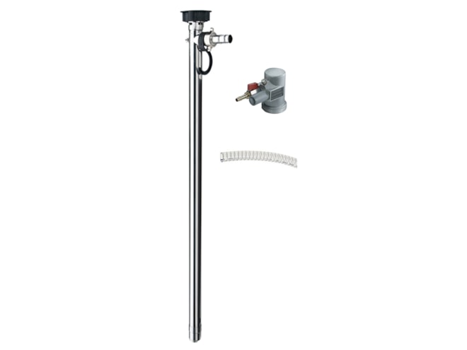 Flux Pumps F424PP Polypropylene 39-inch Pump Tube with F416-2 Electric Motor and Hose