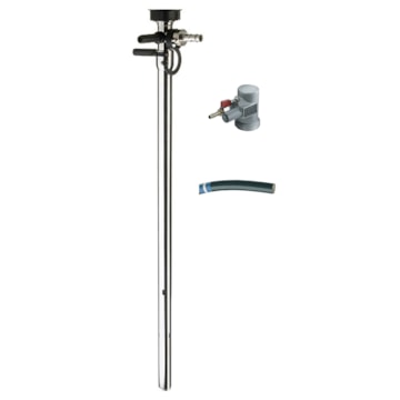 Flux Pumps F426S Stainless Steel 39-inch Pump Tube with F416-2 Electric Motor and Hose