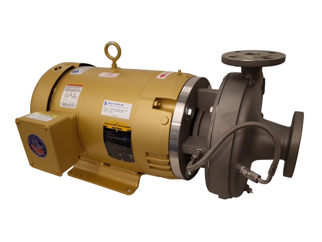 Price Pump XJ/JB Series Close Coupled Centrifugal Pump, NPT or ANSI Flange
