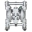 Yamada NDP-20 Series Air Aluminum/Stainless Steel Operated Double Diaphragm Pump - NPT